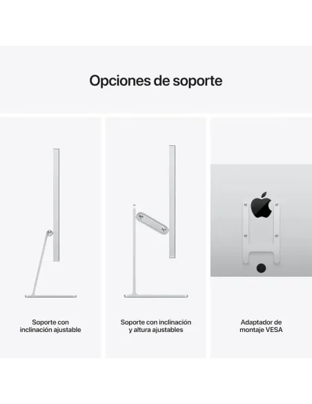 Apple Studio Display 27'' Retina 5K 600 Nits Kamera 12Mpx Folgemodus Höhenverstellbarer Standfuß Thunderbolt 3 2025