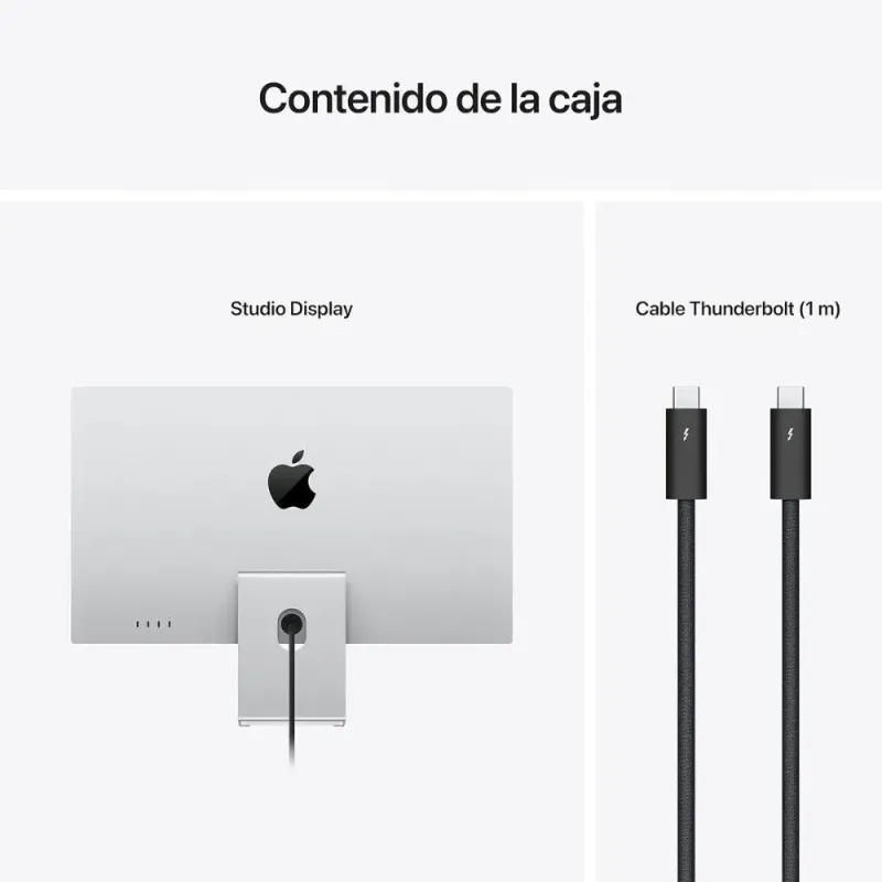 Apple Studio Display 27'' Retina 5K 600 Nits Kamera 12Mpx Folgemodus Höhenverstellbarer Standfuß Thunderbolt 3 2025