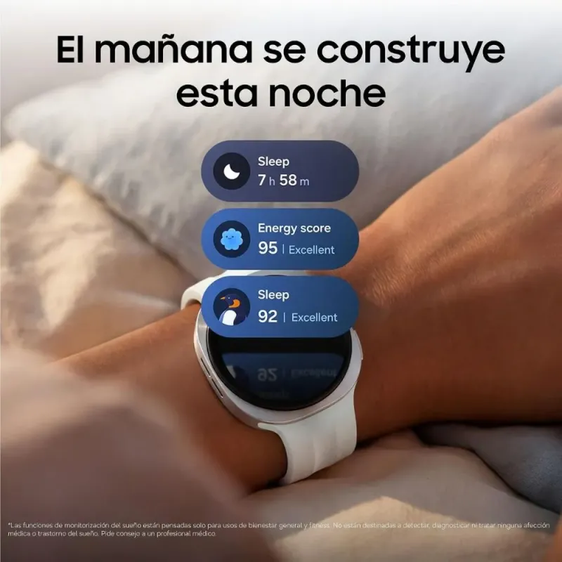 Samsung Galaxy Watch 7 LTE Plata 44mm - Smartwatch con Galaxy AI
