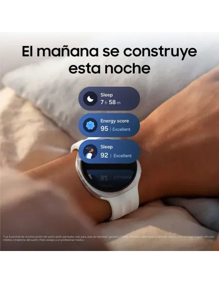 Samsung Galaxy Watch 9 LTE, Silver with Green Strap, 44mm