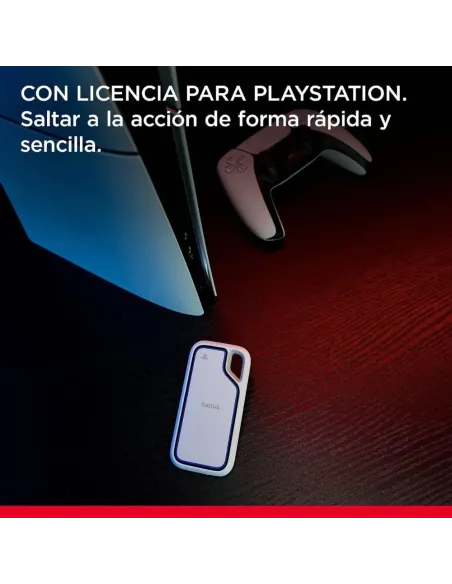 SanDisk Extreme SSD Externo 1TB para PS5 y PC - 1000 MB/s