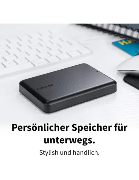Toshiba Canvio Partner 4TB - Disco Duro Externo USB 3.2 portátil