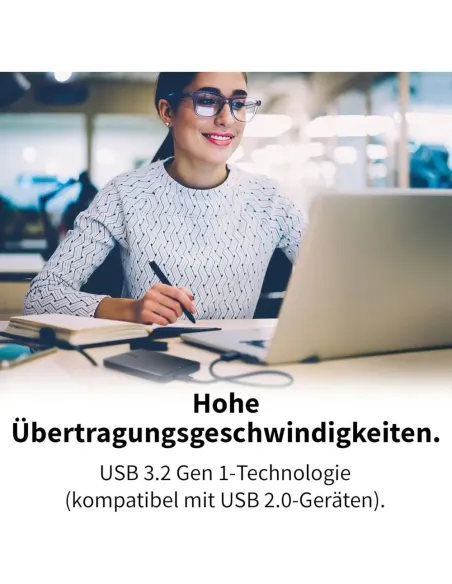 Toshiba Canvio Partner 4TB – Tragbare externe Festplatte 2,5'', USB 3.2