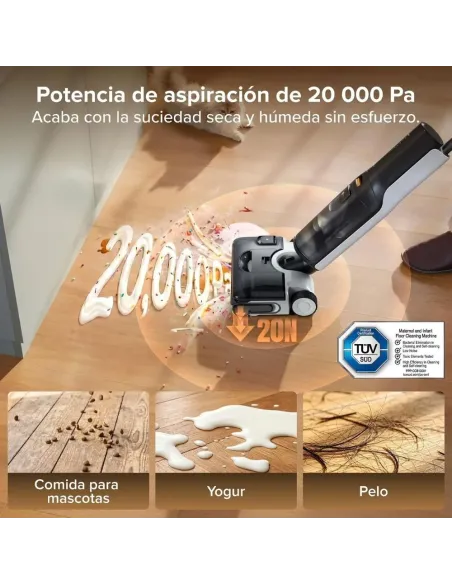 Roborock F25 Aspiradora-Fregona sin Cable 20000 Pa