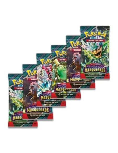 Pokémon TCG Twilight Masquerade Bundle 6 Sobres - Ogerpon ex