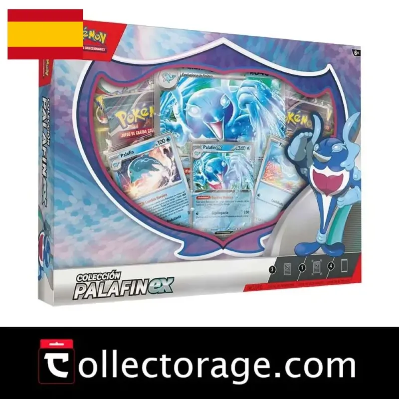 Pokémon TCG Palafin ex Box ES - Cartas Coleccionables en Español