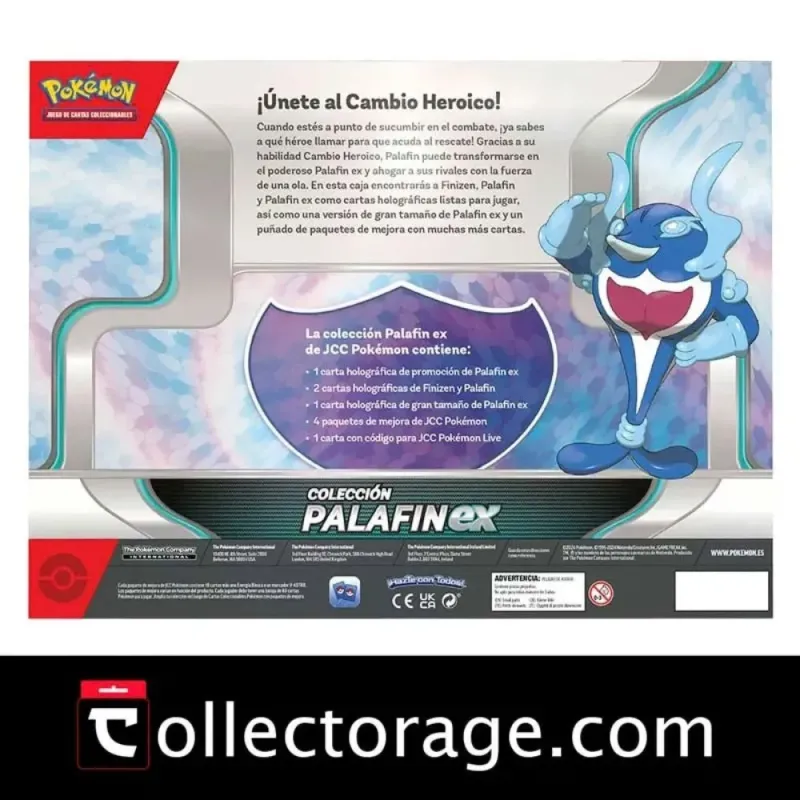 Pokémon TCG Palafin ex Box ES - Cartas Coleccionables en Español