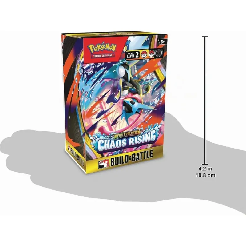 Pokémon TCG Chaos Rising Build & Battle Box ES - Mazo y Sobres