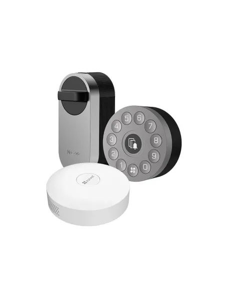 Ezviz TriplePack Intelligentes Türschloss EZVIZ SmartLock DL01S + Codetastatur + Gateway