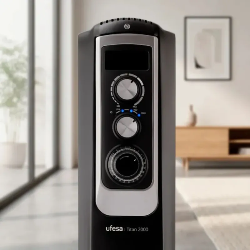Ufesa Radiador TITAN 2500W - Radiador de Aceite Electrico 10 Elementos