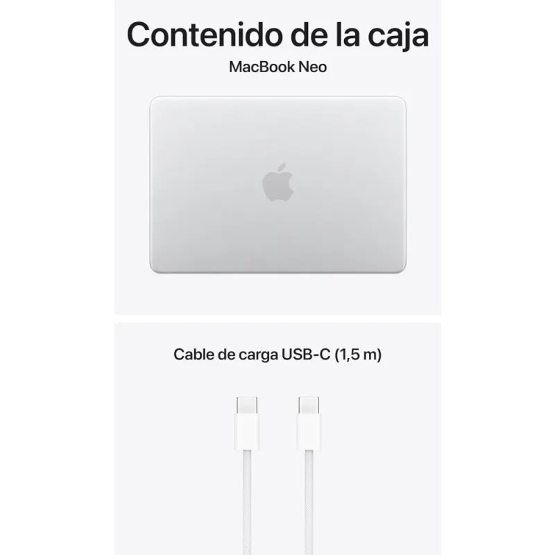 Apple MacBook Air 13'’ M4 Chip 5 Núcleos GPU 8GB RAM 512GB SSD macOS Plata