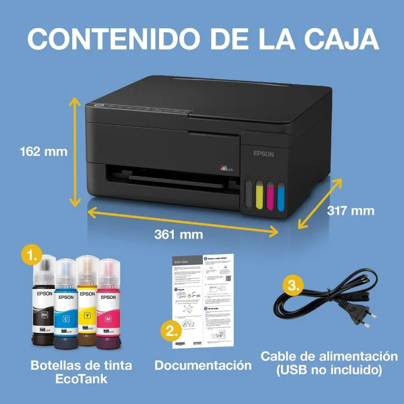 Epson EcoTank ET-2912 Multifuncional Wi-Fi con depósito de tinta