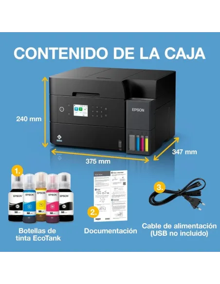 Epson EcoTank ET-3950 Impresora Multifuncional Wi-Fi sin Cartuchos