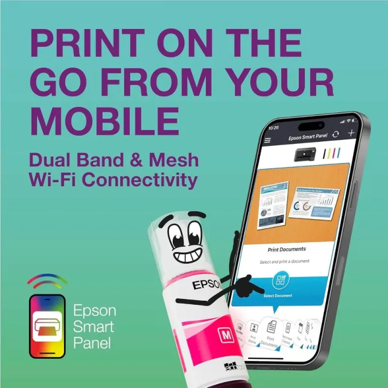 Epson EcoTank ET-3950 Impresora Multifuncional Wi-Fi sin Cartuchos