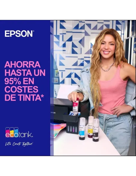 Epson EcoTank ET-2922 Impresora Multifuncional Wi-Fi con Depósito de T