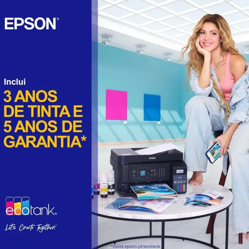 Epson EcoTank ET-2922 Impresora Multifuncional Wi-Fi con Depósito de T