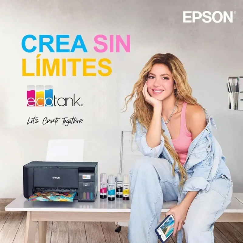 Epson EcoTank ET-2922 Impresora Multifuncional Wi-Fi con Depósito de T