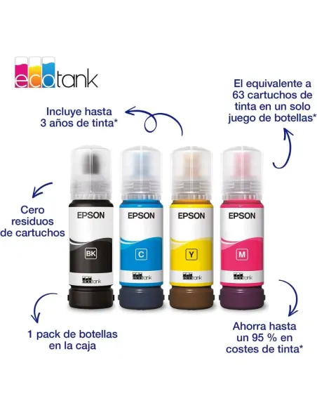 Epson EcoTank ET-2922 Impresora Multifuncional Wi-Fi con Depósito de T