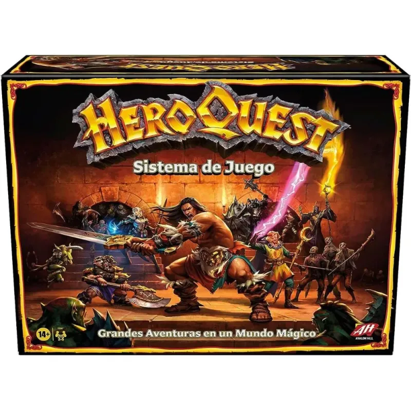 Hasbro Gaming Avalon Hill - Juego de Aventuras en Mazmorras para 2 a 5 Jugadores