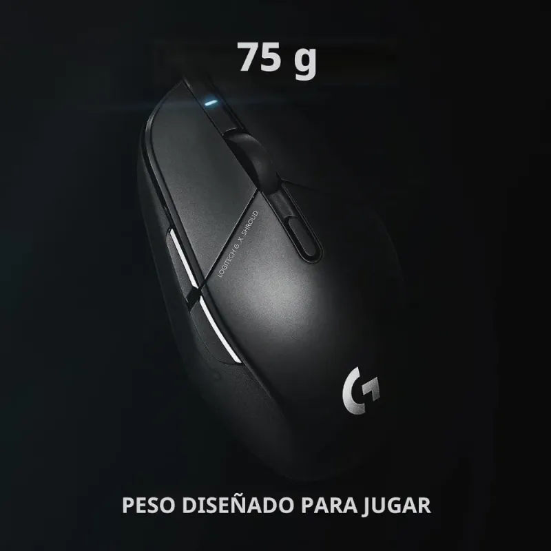Ratón Gaming Logitech G303 Reacondicionado - HERO 25K y LIGHTSPEED