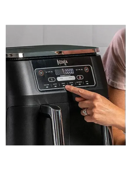 Ninja AF300EU Air Fryer 7,6L Reacondicionado - Doble Zona 6en1