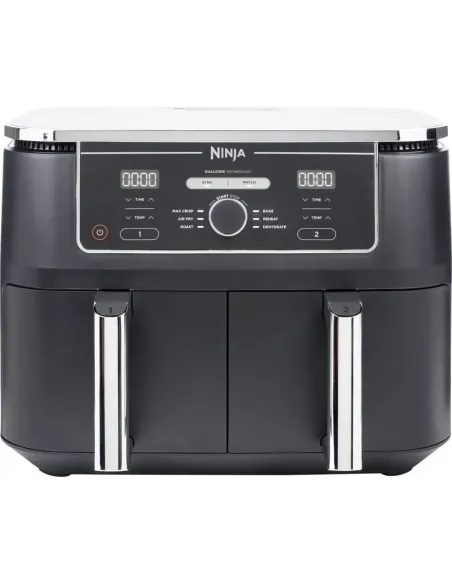 Ninja AF400EU Airfryer 9,5L Refurbished - Freidora Dual Zone 6 en 1