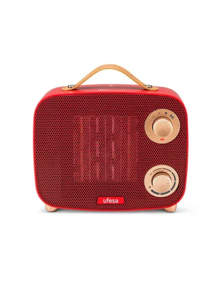 Ufesa Calefactor Aurora Red 1500W - Cerámico y Portátil