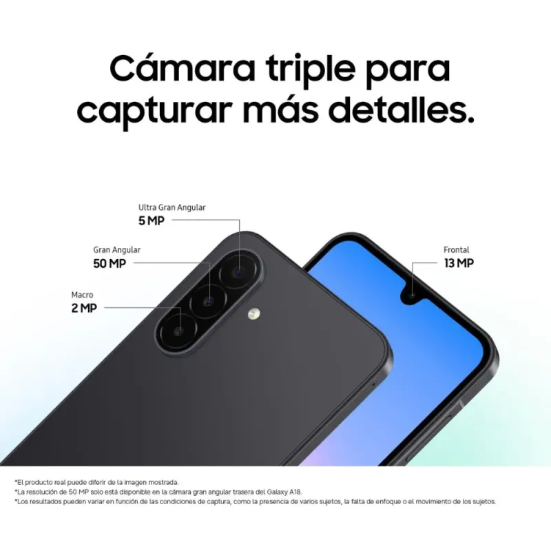 Samsung Galaxy A18 4G 4/128GB Negro