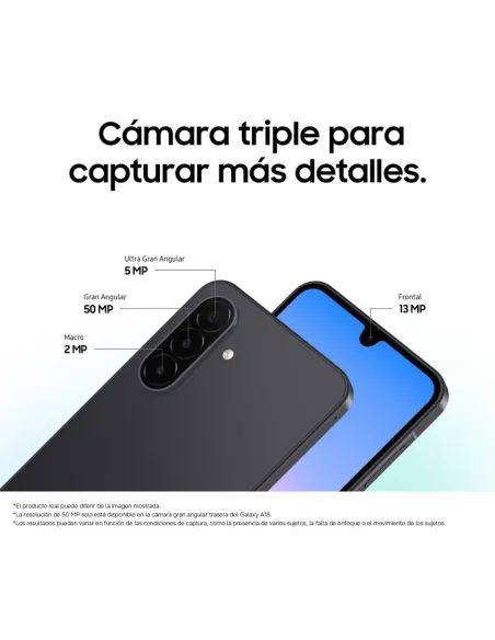 Samsung Galaxy A18 4G 4/128GB Negro