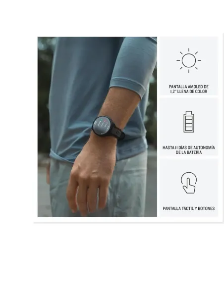 GARMIN FORERUNNER 165 BLACK/SLATE GREY