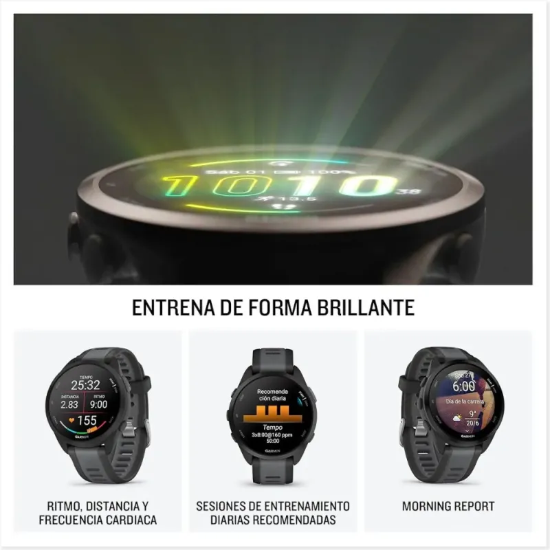 GARMIN FORERUNNER 165 BLACK/SLATE GREY
