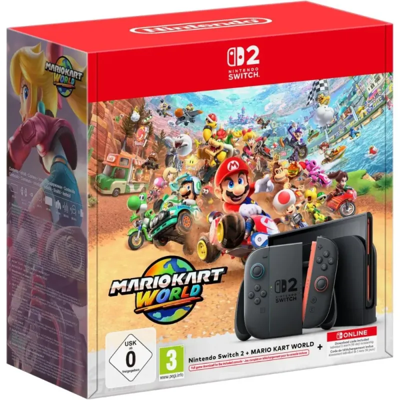 Nintendo Switch 2 Mario Kart World + 3 meses Nintendo Online