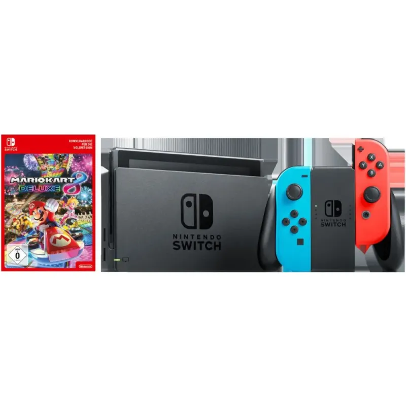 Nintendo Switch Mario Kart 8 Deluxe Bundle - Consola + Juego + Online