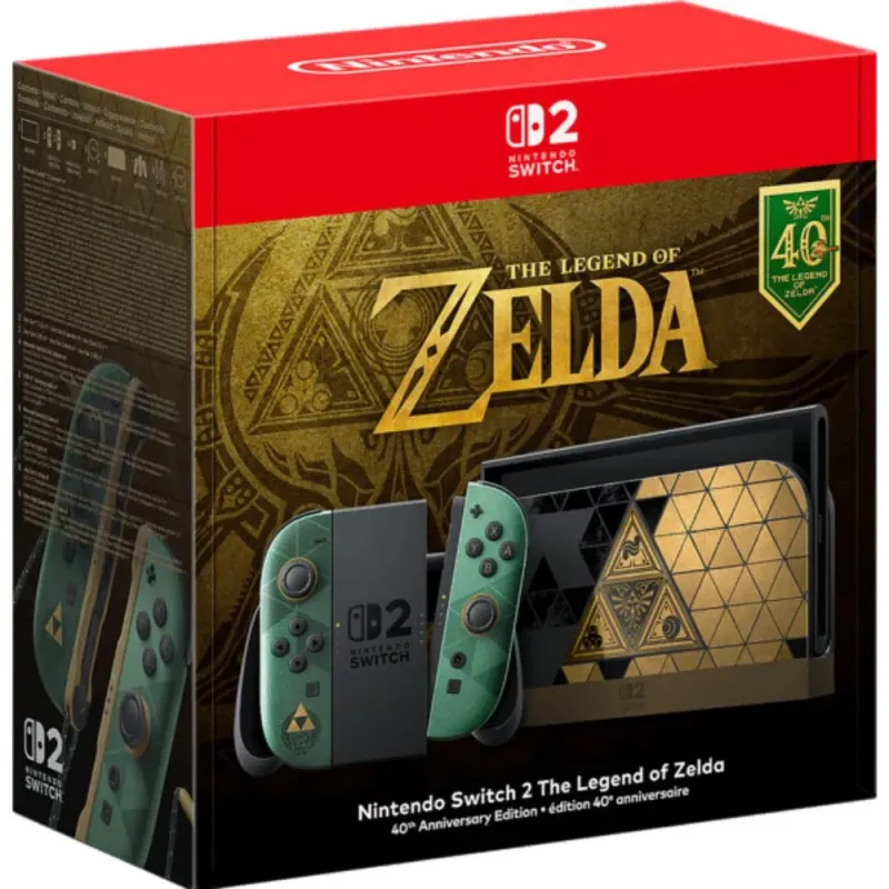 Nintendo Switch 2 Consola (40. aniversario de The Legend of Zelda)