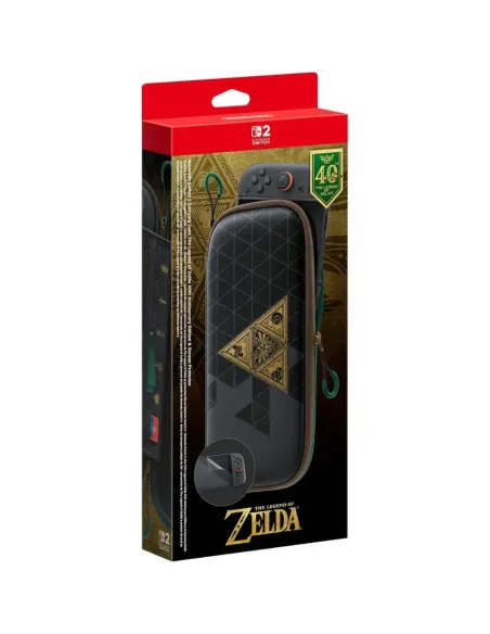 Nintendo Switch 2 Funda y protector de pantalla (40. aniversario de The Legend of Zelda)