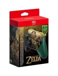 Nintendo Mando Pro de Nintendo Switch 2 (40. aniversario de The Legend of Zelda) + Soporte expositor