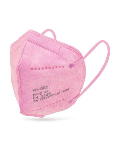 Mascarilla KN95 MediaSanex CTPL-0020 Pink 25 Units ▶️ TiendaCPU