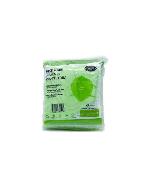 Mascarilla FFP2 MundoSalud CTPL-0020 Verde 25 Unidades ▶️ Tienda CPU