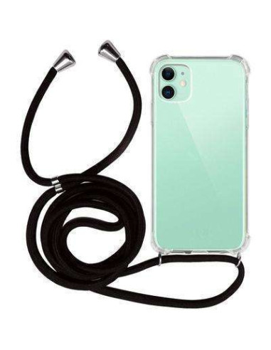 Funda colgante con cuerda para iPhone 12 mini negro ▶️ Tienda CPU